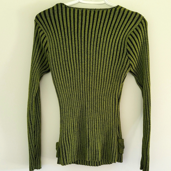 Laura Petites Women's Knitted Rib Sweater Size M - Picture 2 of 7